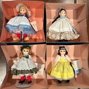 Madame Alexander dolls- France, Austria, Netherlands, Argentine